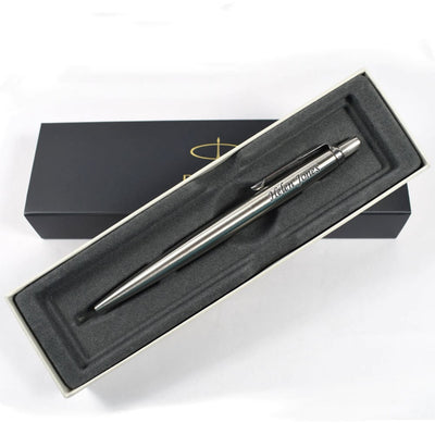Personalised Pen, Engraved Pen, Stainless Steel Parker Jotter Pen