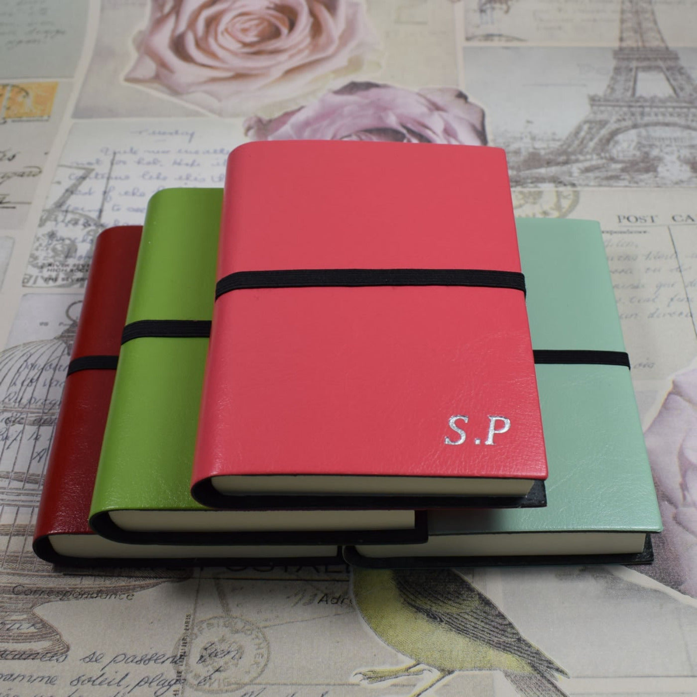 Personalised Embossed Ravello Monogrammed Memoirs Genuine Leather Journal 