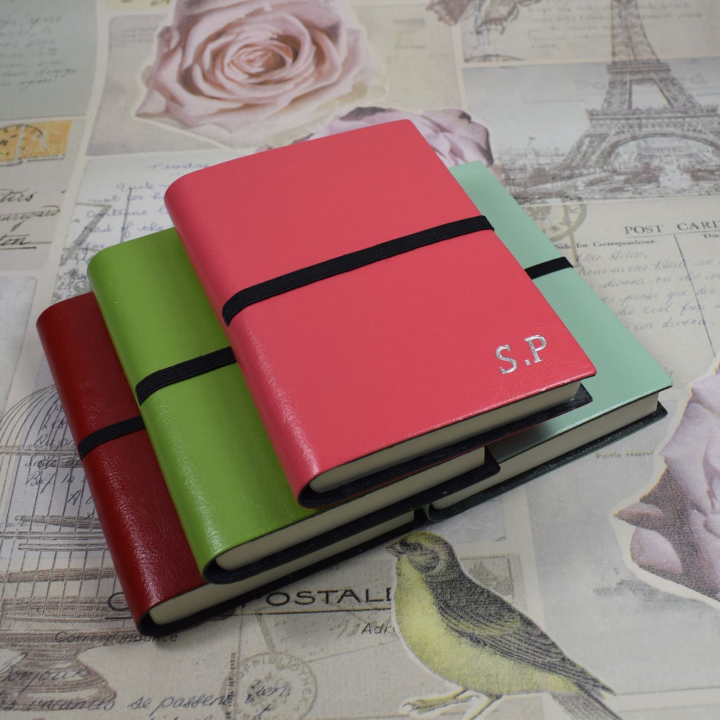 Personalised Embossed Ravello Monogrammed Memoirs Genuine Leather Journal 