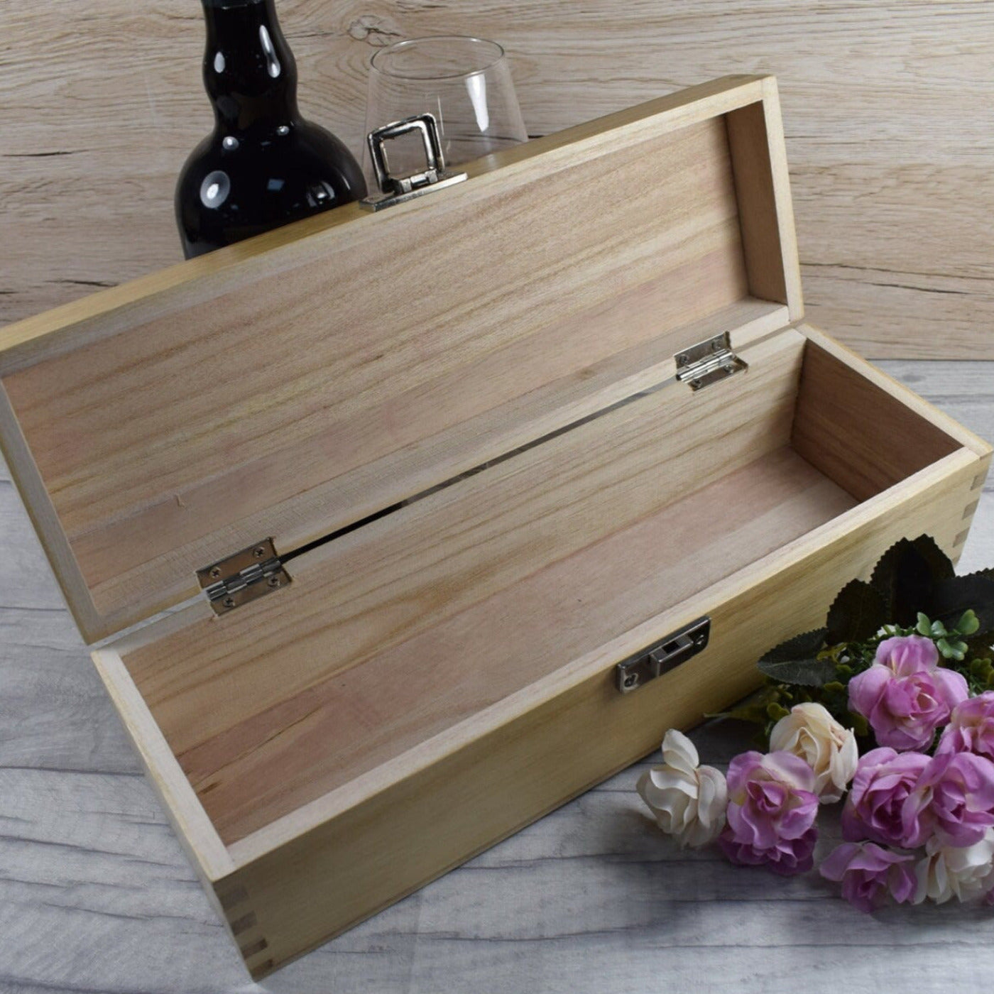Personalised Wedding Wine Box - Thank You For Being My Bridesmaid