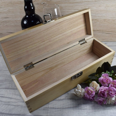 Personalised Wedding Wine Box - Mr & Mrs