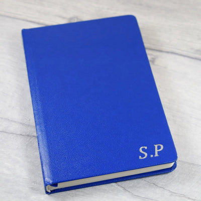Personalised Pocket Notebook - A6, Embossed Initials