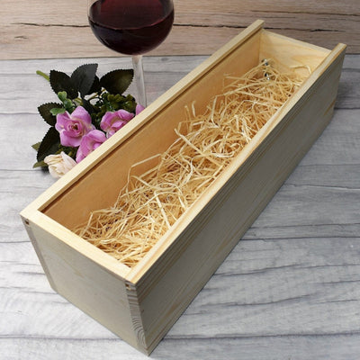 Personalised Wine Box With Clear Lid - Father Of The Groom