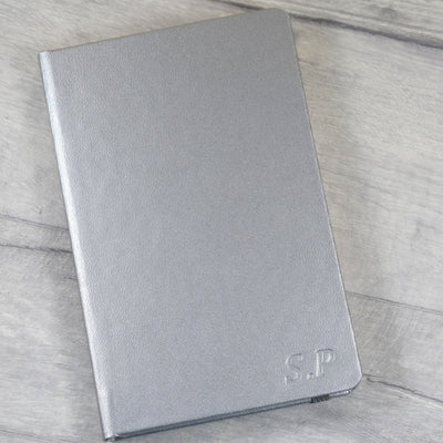 Personalised Pocket Notebook - A6, Embossed Initials