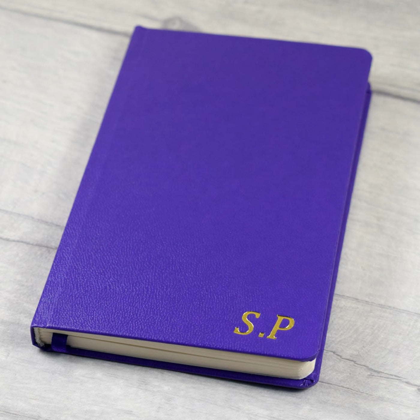 Personalised Pocket Notebook - A6, Embossed Initials