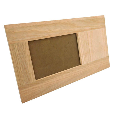 Personalised Photo Frames, Personalised Picture Frames, Solid Oak 6 x 4 Inch Frame, New Home Gifts New House Photo Frame, Housewarming Gift
