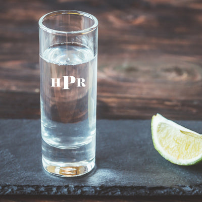 Engraved Shot Glass - Initials