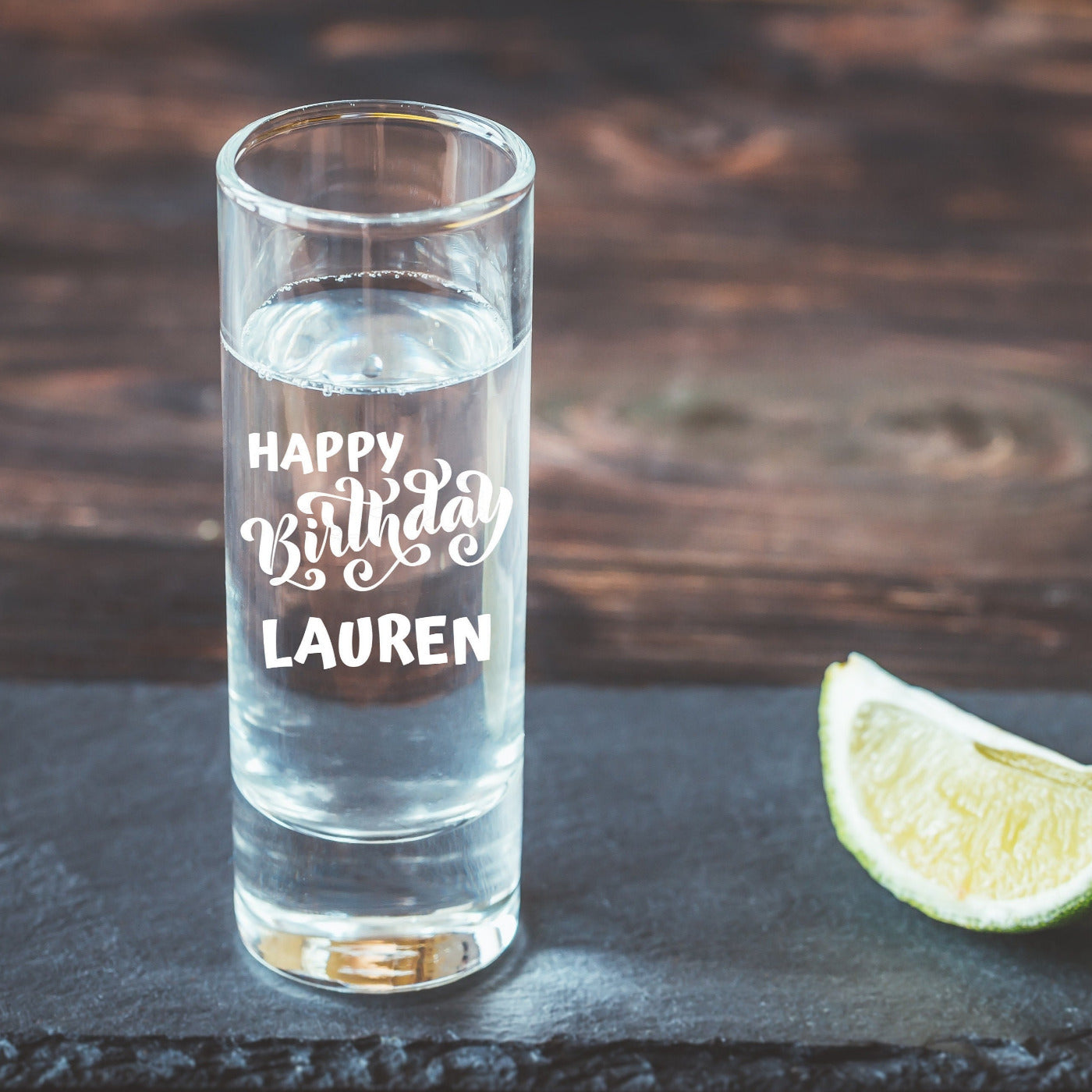 Engraved Shot Glass - Birthday