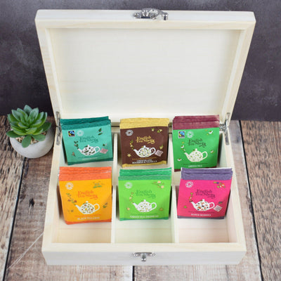 Personalised Tea Storage Box - Tea Time