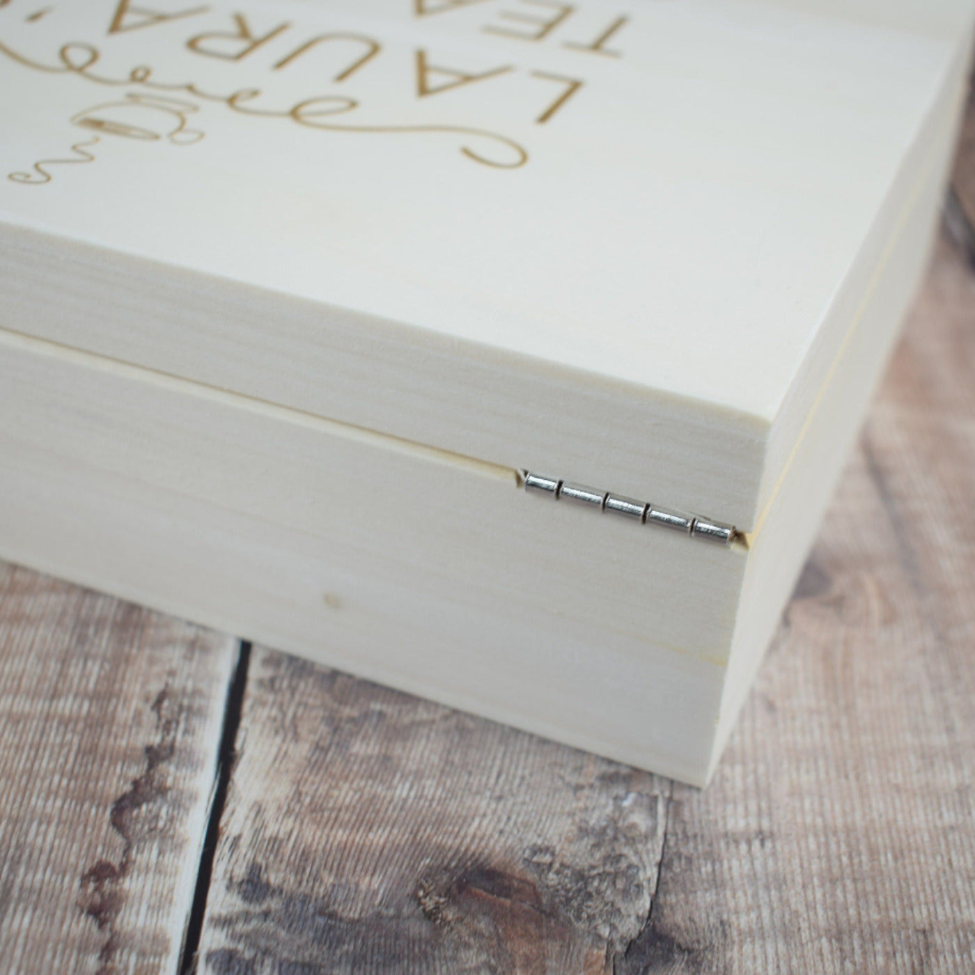 Personalised Tea Storage Box - Personalise With Name