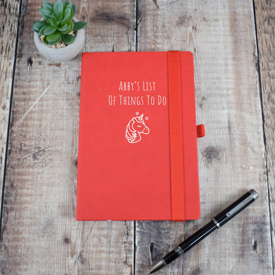 Personalised Notebook - Engraved A5 Journal
