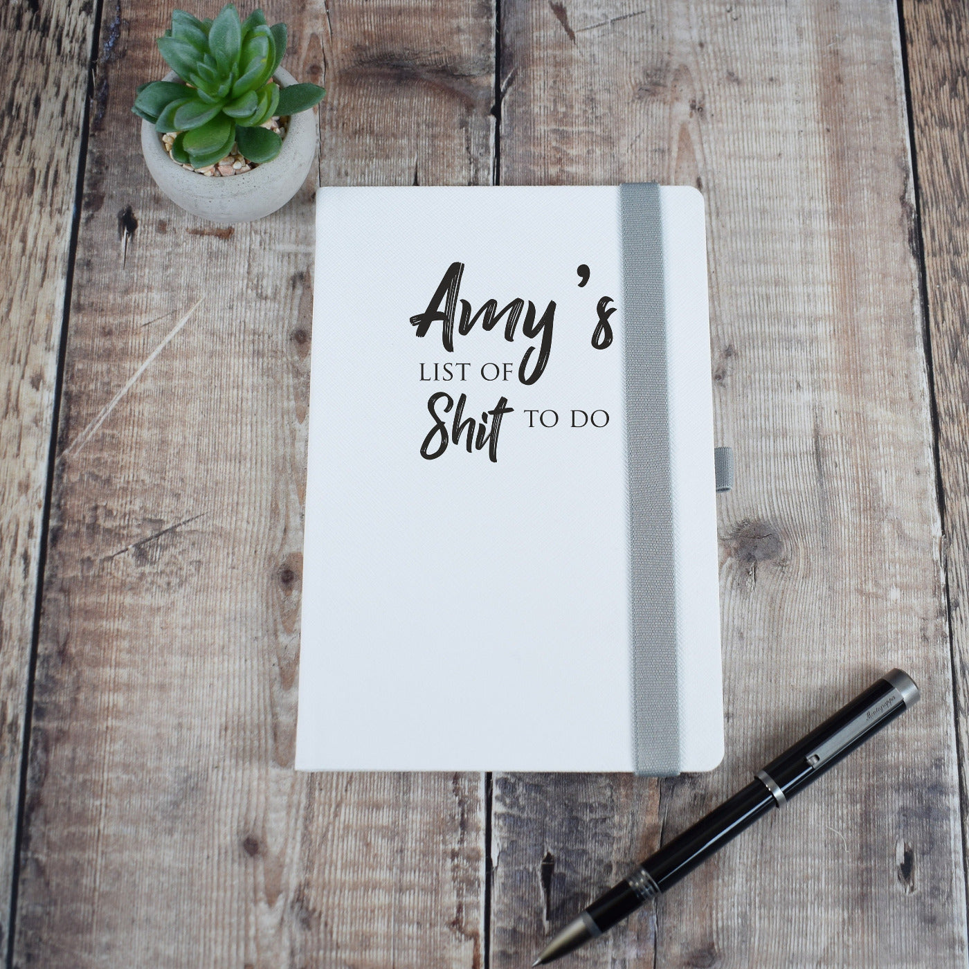 Personalised To Do List Funny Notebook - A5 Journal