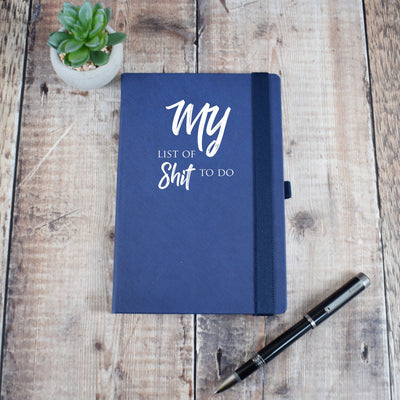 Personalised To Do List Funny Notebook - A5 Journal