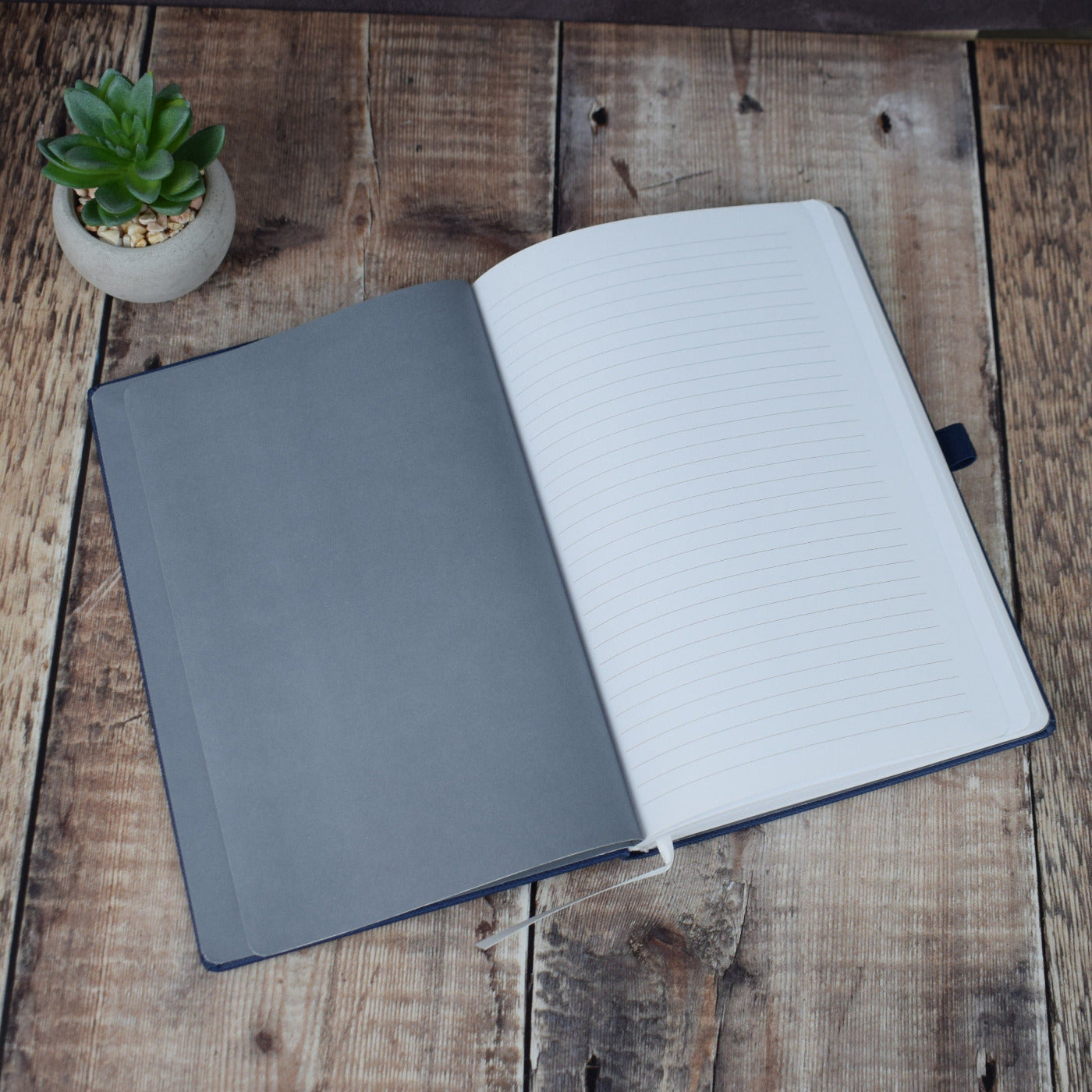 Personalised Embossed Notebook -  Initials Journal, A5