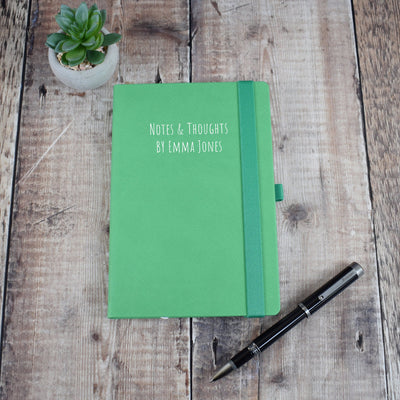 Personalised Notebook - Engraved A5 Journal