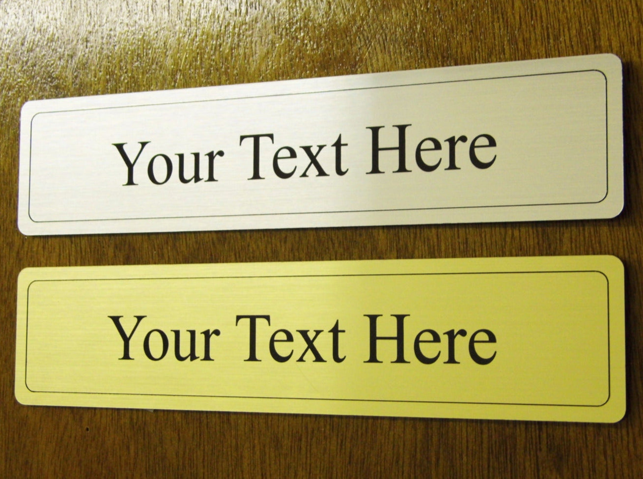 Personalised Office Door Metal Name Plaque