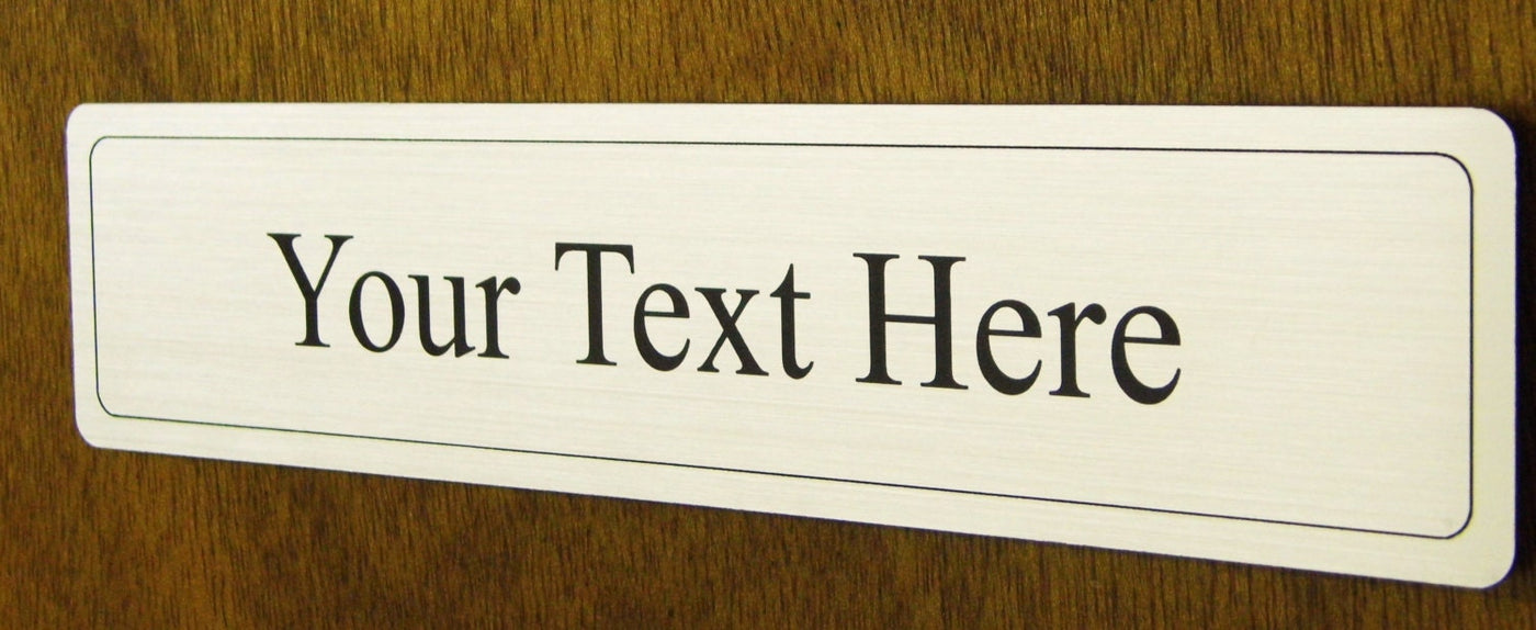 Personalised Office Door Metal Name Plaque